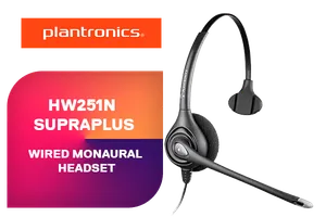 Plantronics HW251N SupraPlus Wideband Headset